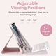 Калъф с клавиатура за таблет SINBINTA за iPad 10 Gen.2022 10.9", Подвижна Bluetooth клавиатура, безжичен, Bluetooth, Автоматично заспиване, Мишка, Писалка, TPU, 10.9 инча, Розов