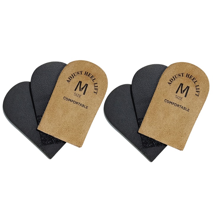 Set 2 Bucati Branturi Inaltatoare, SINBINTA, 3 straturi ajustabile, Respirabil anti transpiratie, Proiectare confort inginereasca a corpului uman, Unisex, Pentru ghete, adidasi, EVA si catifea, M 40-43, Maro