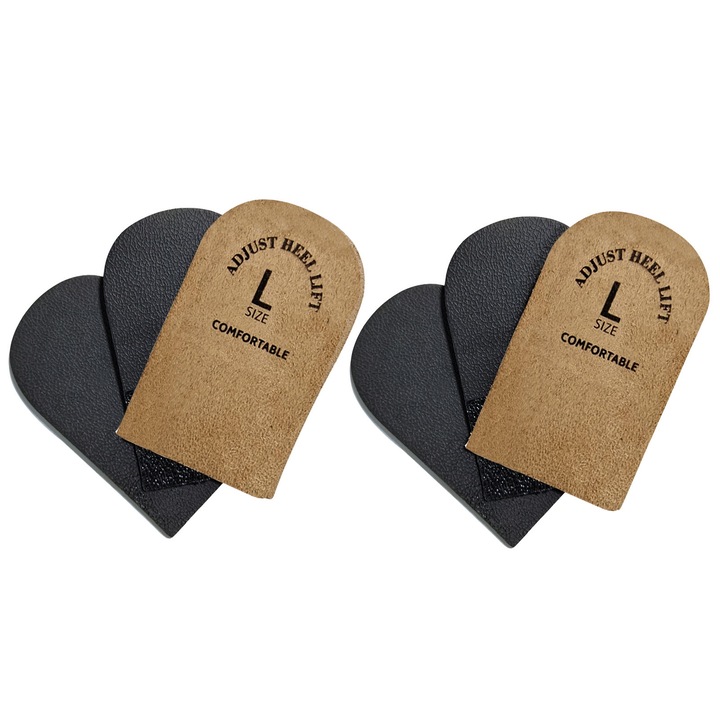 Set 2 Bucati Branturi Inaltatoare, SINBINTA, 3 straturi ajustabile, Respirabil anti transpiratie, Proiectare confort inginereasca a corpului uman, Unisex, Pentru ghete, adidasi, EVA si catifea, L 44-48, Maro