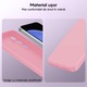 Husa CASEY STUDIOS™ compatibila cu Samsung Galaxy S24, Soft Silicone Premium, Microfibra in Interior, de Protectie, Ultra Slim, pentru Incarcare Wireless, Margini Ridicate pentru Protectia Ecranului si a Camerelor, Roz