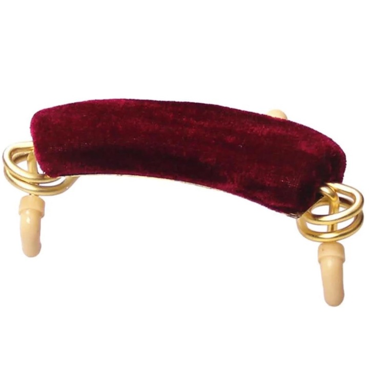 Contrabarbie, Axroad Mall, Suport pentru umeri vioara 1/2, Captusita, picioare de primavar, reglabil, Nu aluneca, Potrivit spectacol, repetitie, Burete acoperit cu catifea/ Cauciuc/ Fier, Pad suport, 12*12*5cm, Multicolor