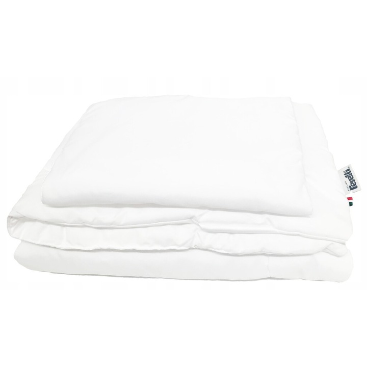 Set pilota 90x120cm si pernuta 40x60cm, Feretti, antialergica, usoara, certificat OEKO-TEX, lavabile