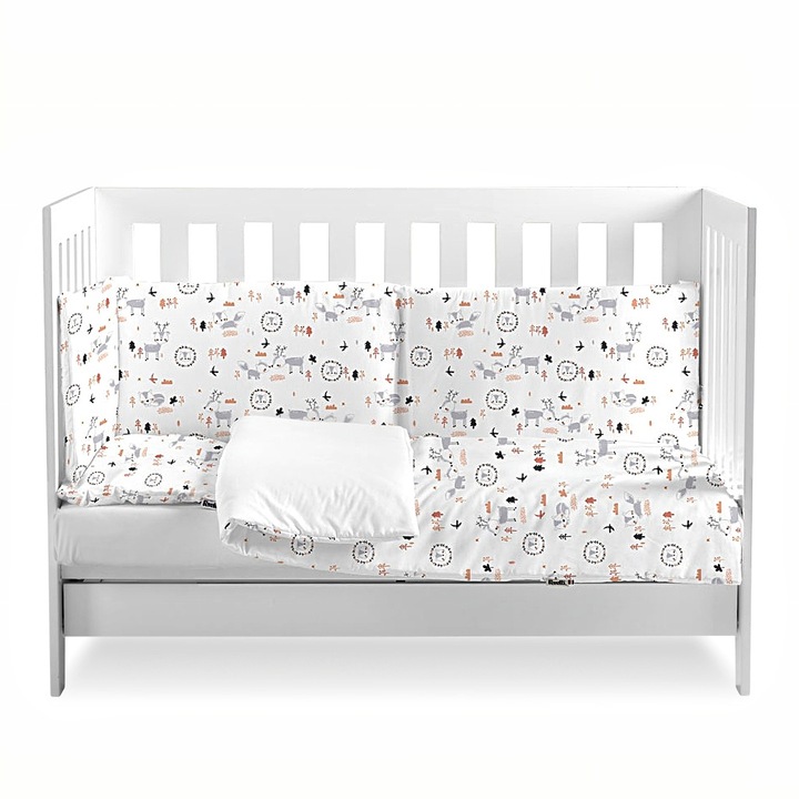 Детско спално бельо Feretti, 3 части, 100x135 см, хипоалергенно, многоцветно