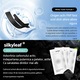 Set Benzi Pentru Albirea Dintilor cu Carbune Activ, silkyleaf®, Fara Peroxid, Nedureros si Nesensibil, Profesional si Sigur, Eficient in Albirea Dintilor in Doua Saptamani, Potrivit Pentru Dintii Sensibili/Bautorii de Ceai si Cafea,14 Plicuri,28 Strips