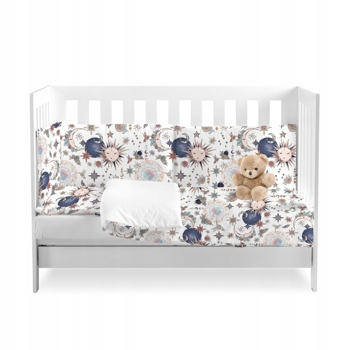 Feretti BABY EDEN Комплект спално бельо от 5 части, хипоалергичен, 100x135 см, многоцветен