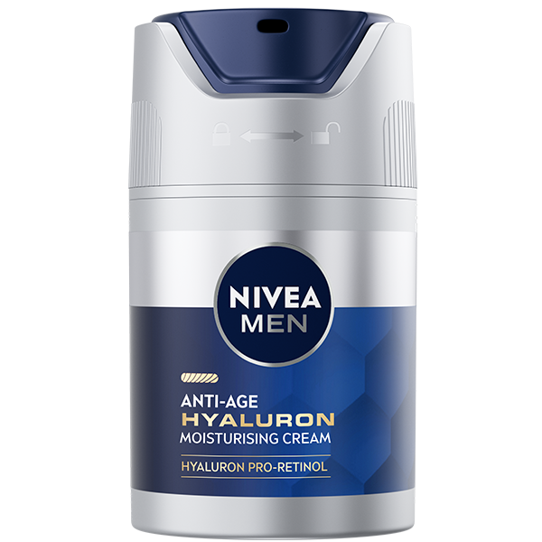 Crema de fata Nivea Men FPS15, anti-rid, cu Hialuron, 50ml