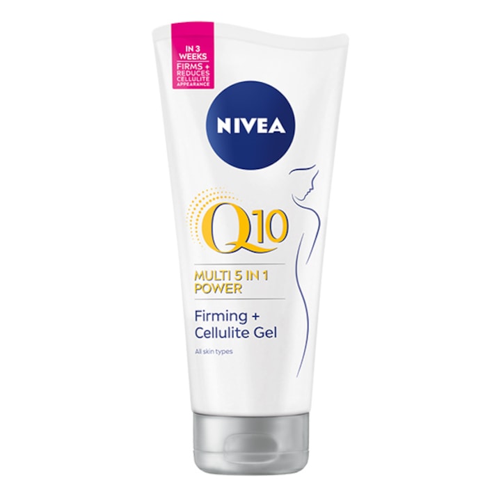 Gel-crema anticelulitic Nivea Q10 MULTI POWER 5in1, 200 ml