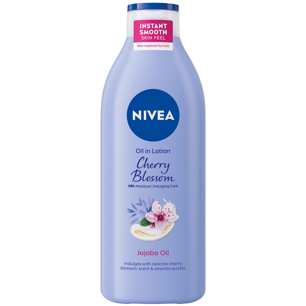 Lotiune de corp Nivea cu Ulei de Jojoba & Flori de Cires, 400 ml
