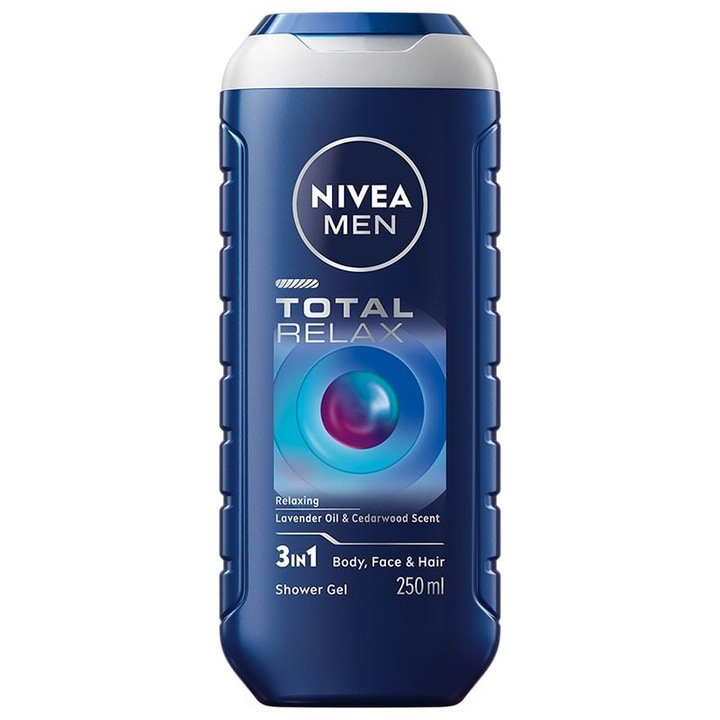 Gel de dus Nivea Men Total Relax, 250 ml