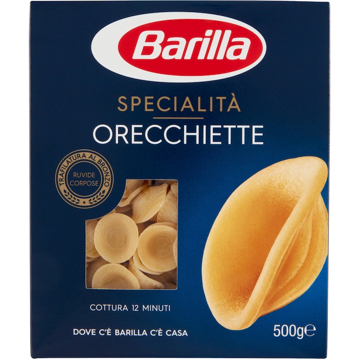 Paste fainoase, Barilla, Orecchiette, 500g, Italia