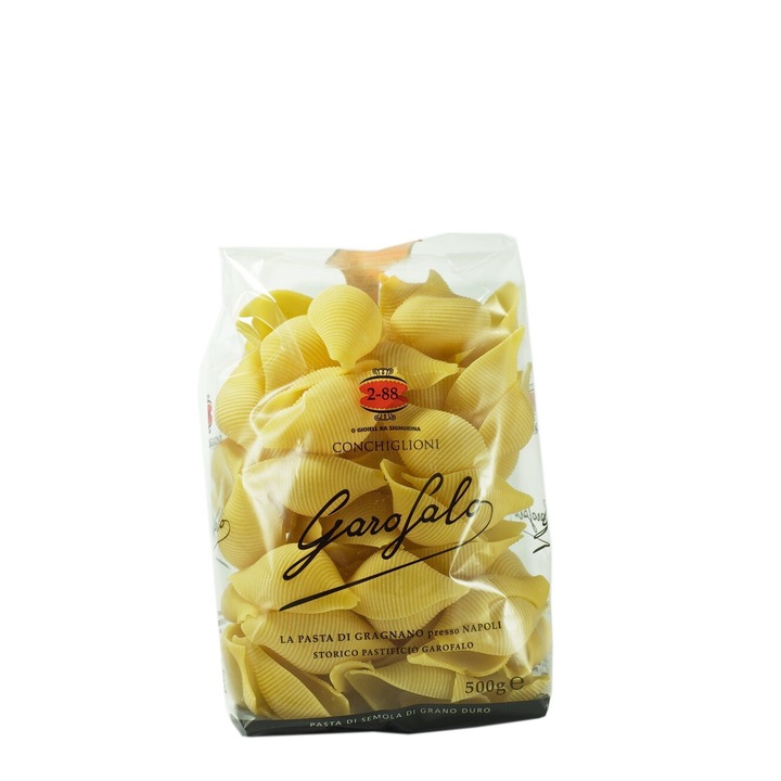 Paste Conchiglioni, Garofalo, 500g, semola de grau dur, foarte mari, Italia