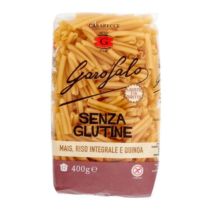 Paste fara gluten Caserecce, Garofalo, 400 g