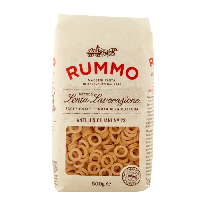 Паста Anelli Siciliani, Rummo, 500гр, бр. 23