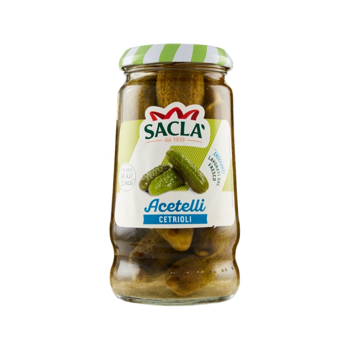 Castraveti Acetelli Cetriolini, Sacla, 290 g