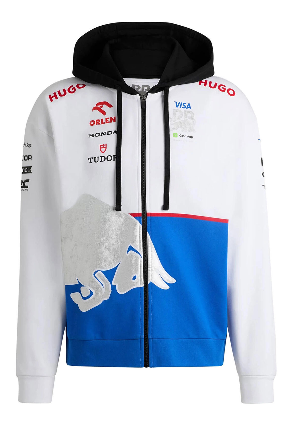 Hanorac Hugo x Visa Cash App RB F1 Team 2024, Barbati, Alb