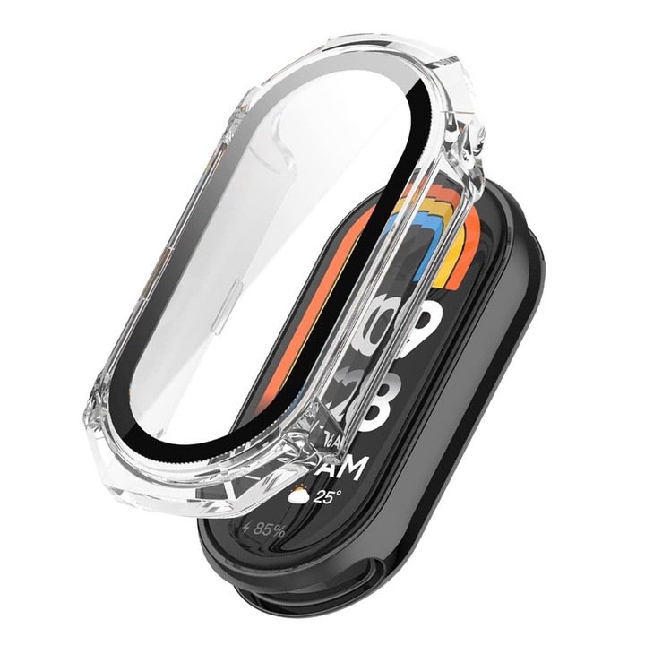 Husa Techsuit Defense360 Pro pentru Xiaomi MI Band 9, Transparenta