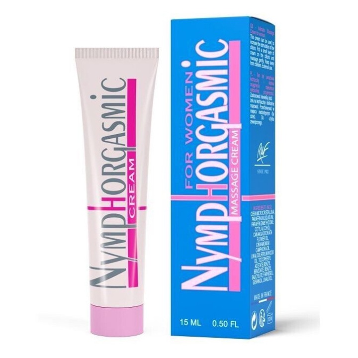 Crema Intima Nymphorgasmica 15ml pentru Stimularea Zonei Intime, Clitoris, Creste Circulatia Sanguina, Sensibilitate Sporita, Efect de Umflare, Senzatii Intense, Maximizeaza Placerea, Durata, Experienta Senzoriala Profunda