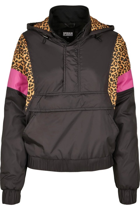 Urban Classics női fekete kabát, Fekete