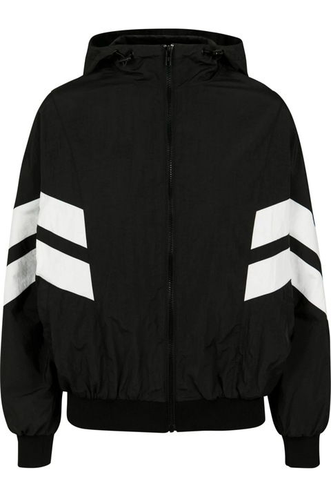 Urban Classics, Олекотено яке с качулка, Черен