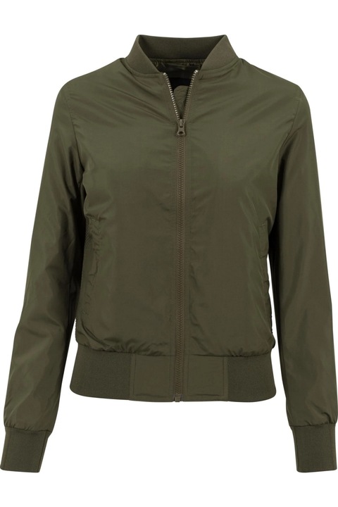 Дамско яке Urban Classics, тъмно маслинено, Маслинено зелено