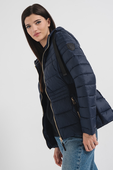 Geographical Norway, Geaca matlasata cu logo Beya, Bleumarin