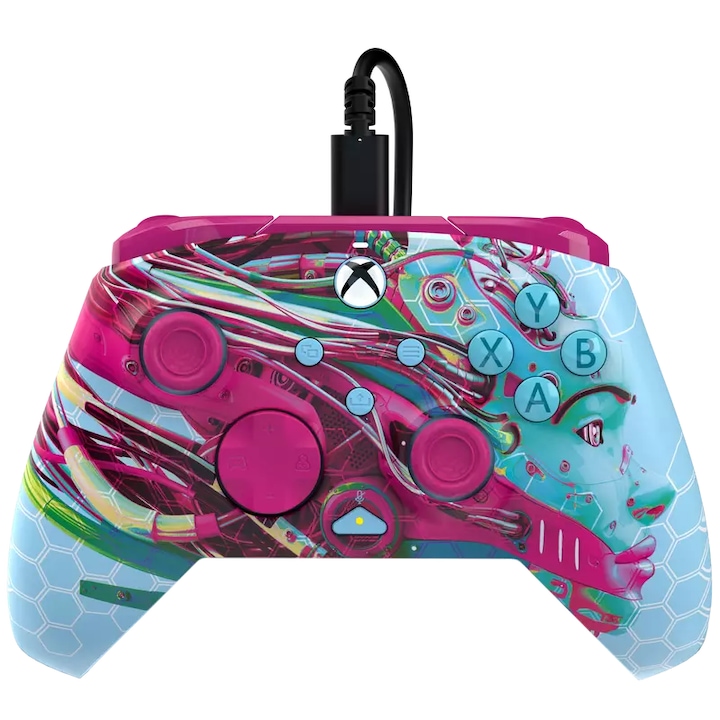 PDP Rematch Glow, Advanced, Xbox Series X, S, Xbox One, PC, Android Dreams, Vezetékes kontroller