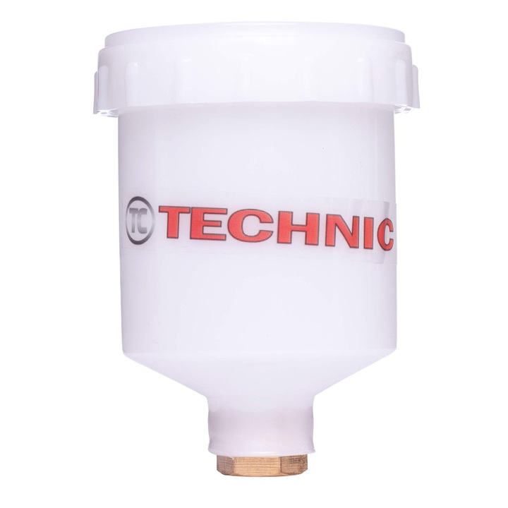 Rezervor pistol de pulverizare TC Technik de 125 ml cu filet interior M14x1