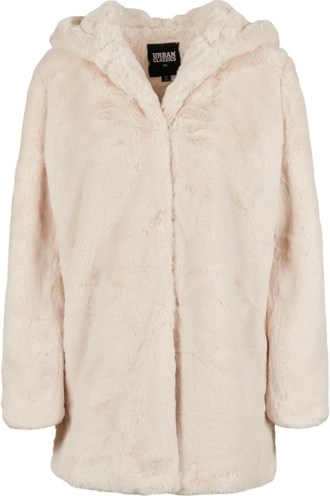 Дамско палто Urban Classics, бяло, Естествен