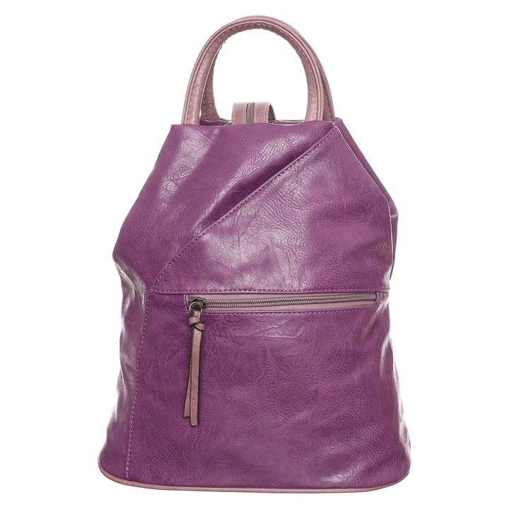 Rucsac de dama, Hernan Bag's Collection, mov, piele artificiala, 29 x 32, 5 x 18 cm