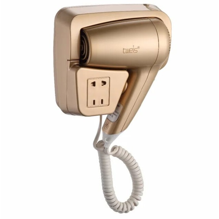 Професионален сешоар за хотел, TRENDY'S, златист