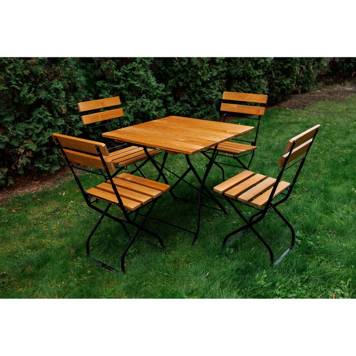 Set bistro Ana, 1 masa si 4 scaune