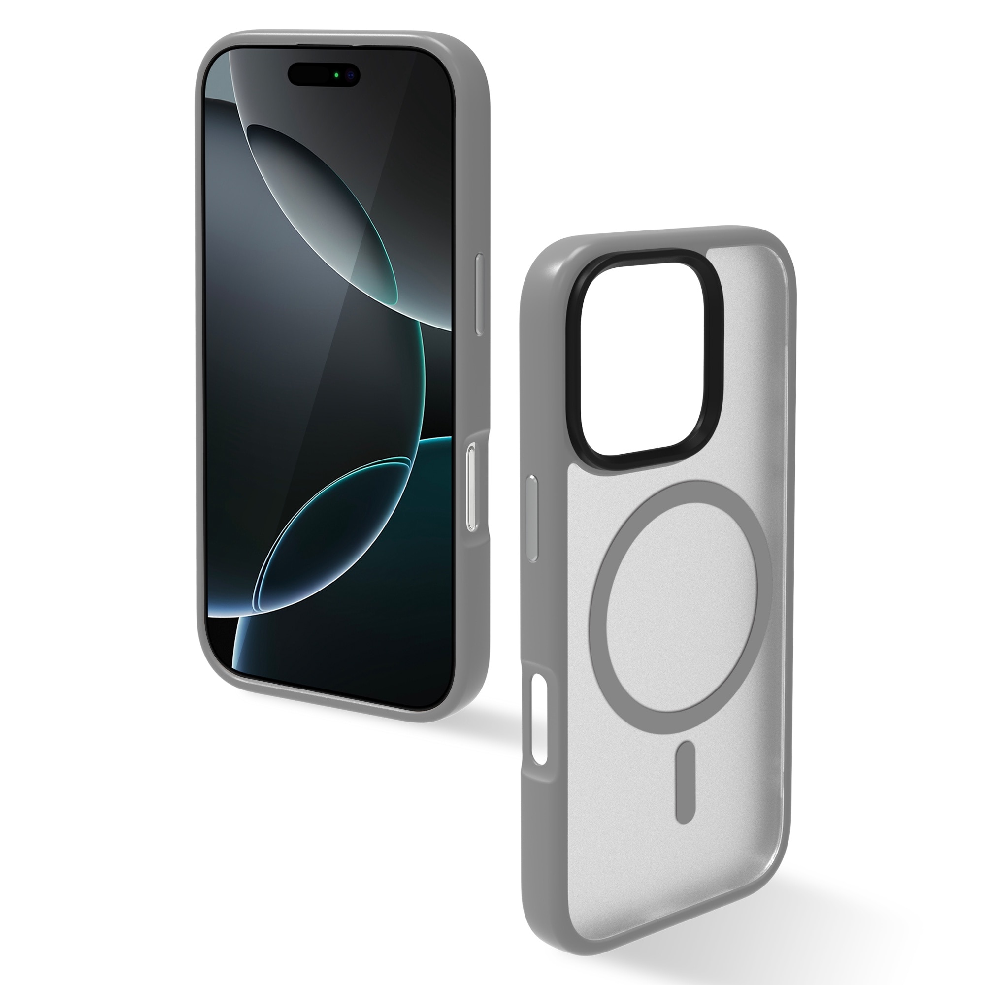 Husa de Protectie, Compatibila cu Apple iPhone 16 Pro Max, Doctor Shield Fantom, MagSafe - Gri