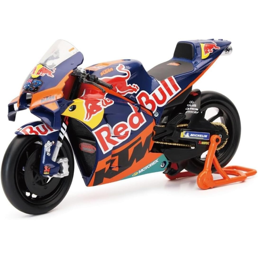 Macheta motocicleta KTM RC16 Nr 33 Red Bull 2021 scara 1:12 - eMAG.ro