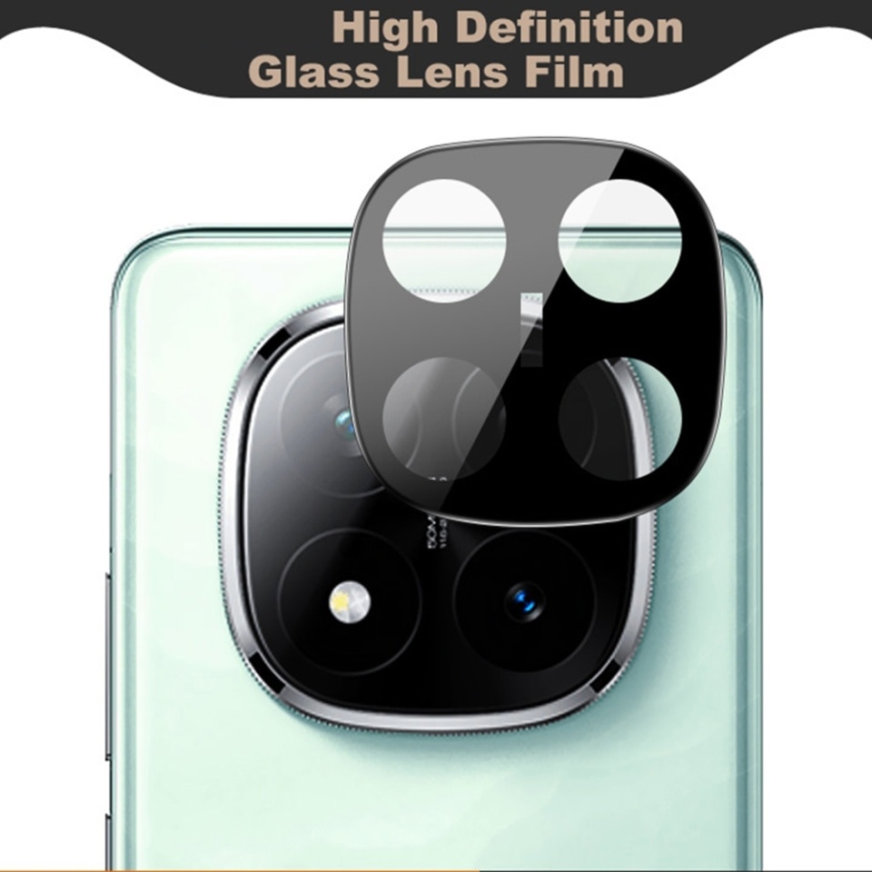Folie pentru camera pentru Xiaomi Redmi Note 14 Pro+, Skyddar Camera Shield - Negru