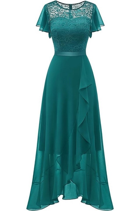 Rochie eleganta, BeryLove, Verde