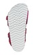 Geox, Sandale cu velcro si logo, Fucsia