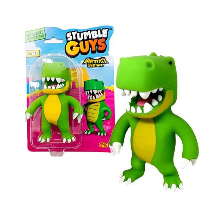 Фигурка T-Rex, Monsterflex, 11 см, Stumble Guys, колекционерски комплект