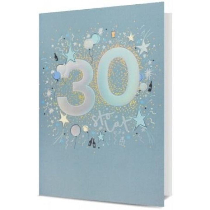 Karnet B6 Urodziny 30, Pan Dragon, 199x144mm, cu coperta, felicitare