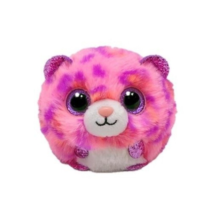 Beanie Balls, Ty, leopard roz, 10x8.5cm, set