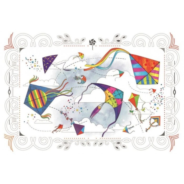 Karnet 12x18 cm B-BD 502 094 cu coperta Latawce, DaVinci, zlat, fara text