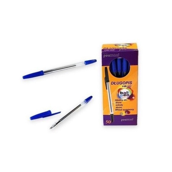 Penword tollak, 50 db-os készlet, kék, 77x164mm