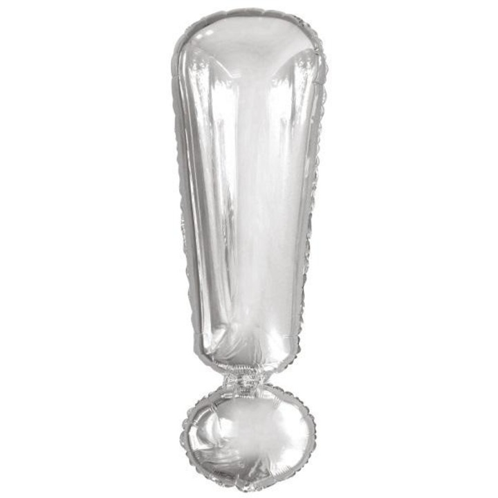 Балон фолиев сребърен 28x86см, Amscan