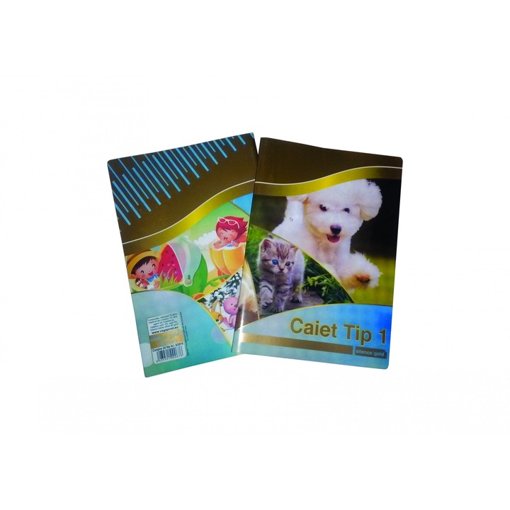 Caiet Tip 1 Silence Gold