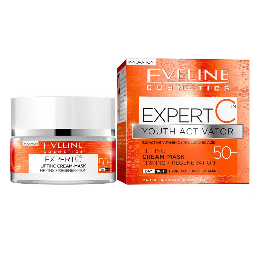 Crema-masca de zi si noapte Eveline Expert C Youth Activator 50+ 50 ml