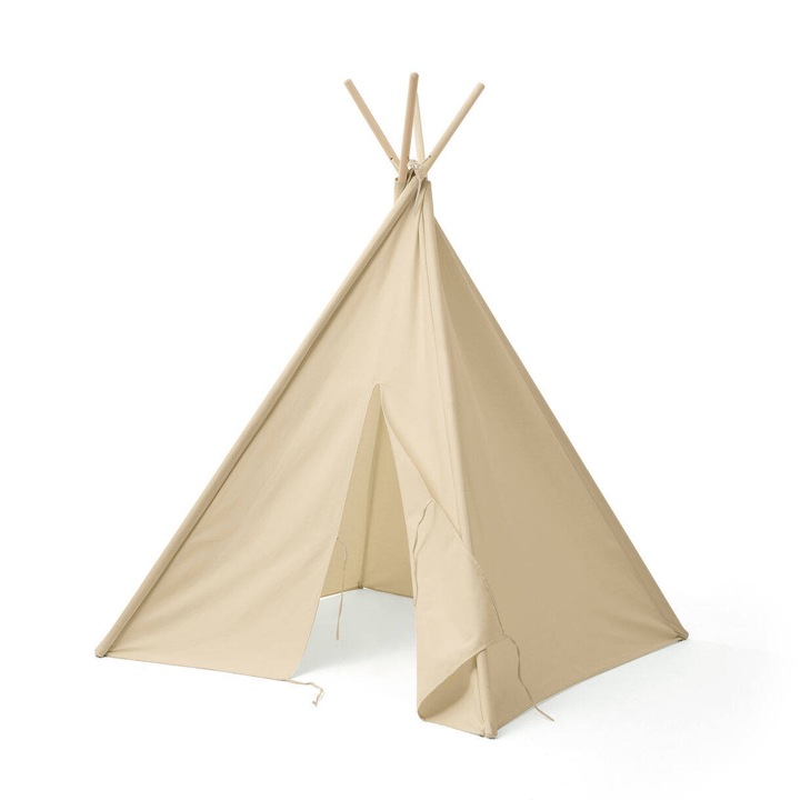 Cort copii Tipi, Kid's Concept, bej, 110x110x160cm