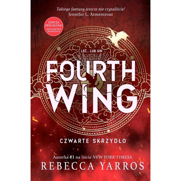 Fourth Wing - Rebecca Yarros, Filia, 2024, 552 pagini, multicolor