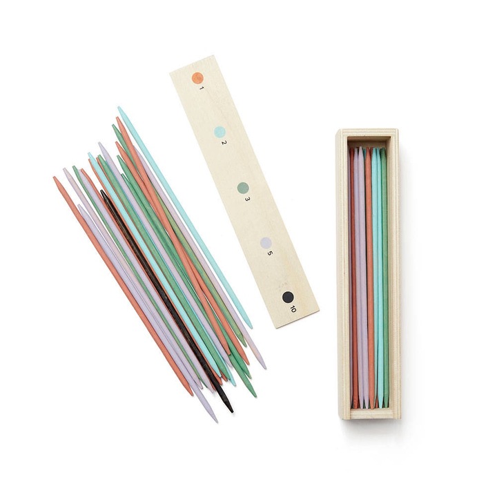 Interaktív gyerekjáték, Kid's Concept, 5 szín, 22cm, fadoboz