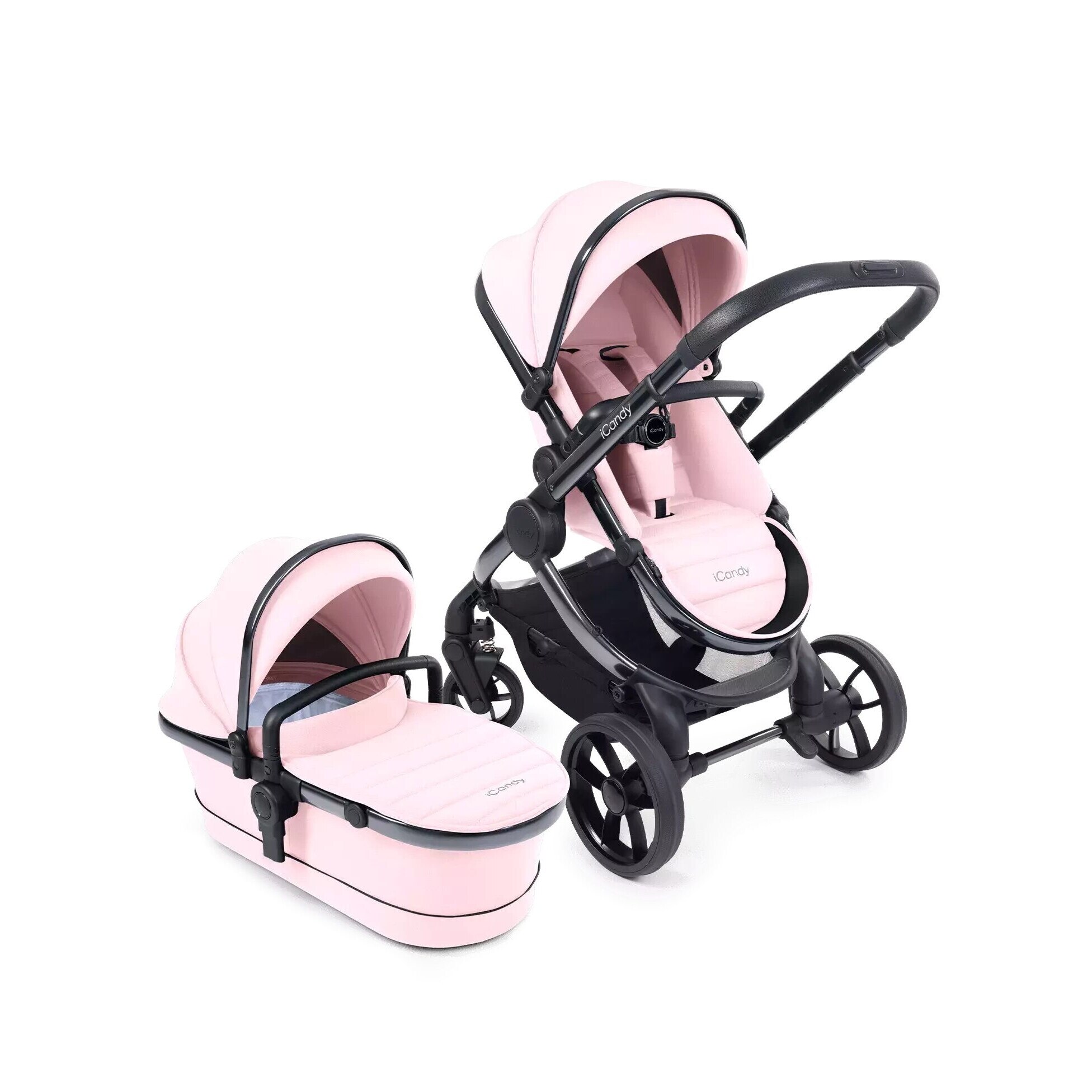 Carucior iCandy Peach 7, set 2in1, culoare Blush, pentru nou