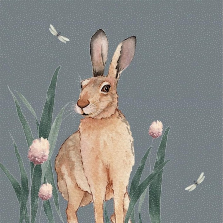 Karnet Swarovski Zajac, Clear Creations, 165x157mm, fara text, cu coperta