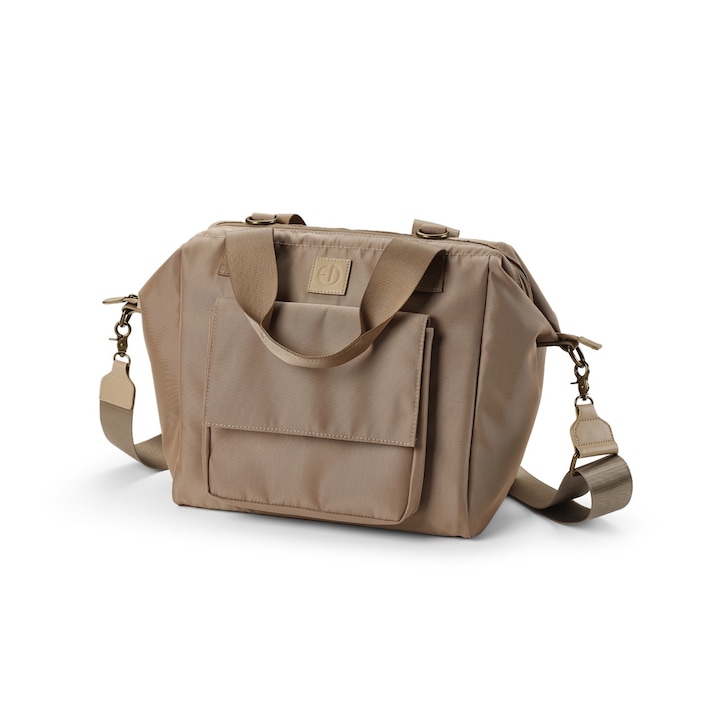 Geanta pentru mame, Elodie Details, Pure Khaki, 8 compartimente, 33x31cm, cu saltea de schimb.